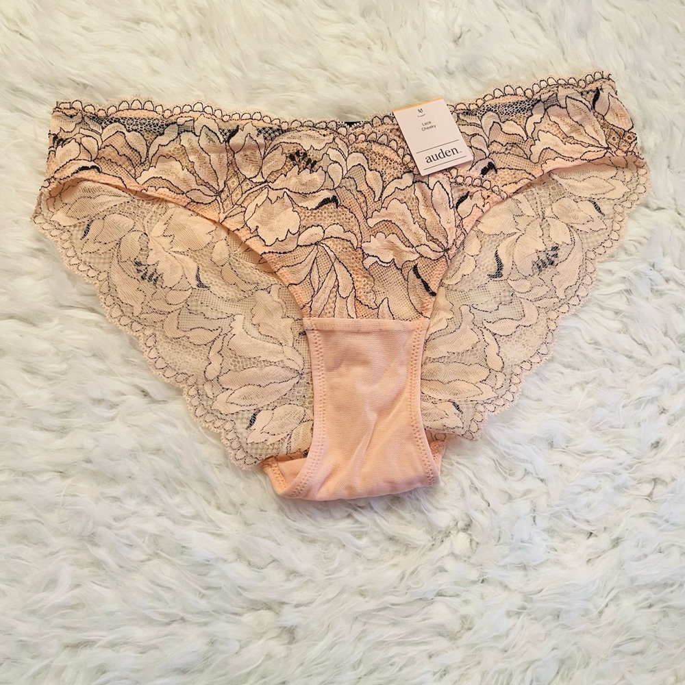 NWT Auden Floral Lace Cheeky Panty
